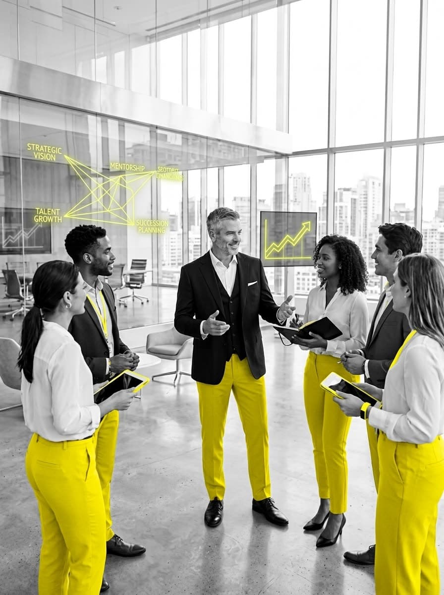 "The CEO's role: leadership and professional development" piece from the campaign.