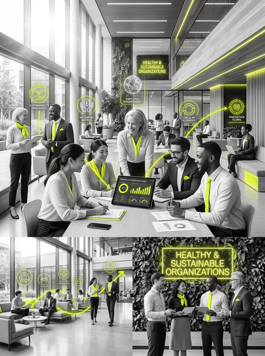 "Healthy, sustainable organizations" piece from the campaign.