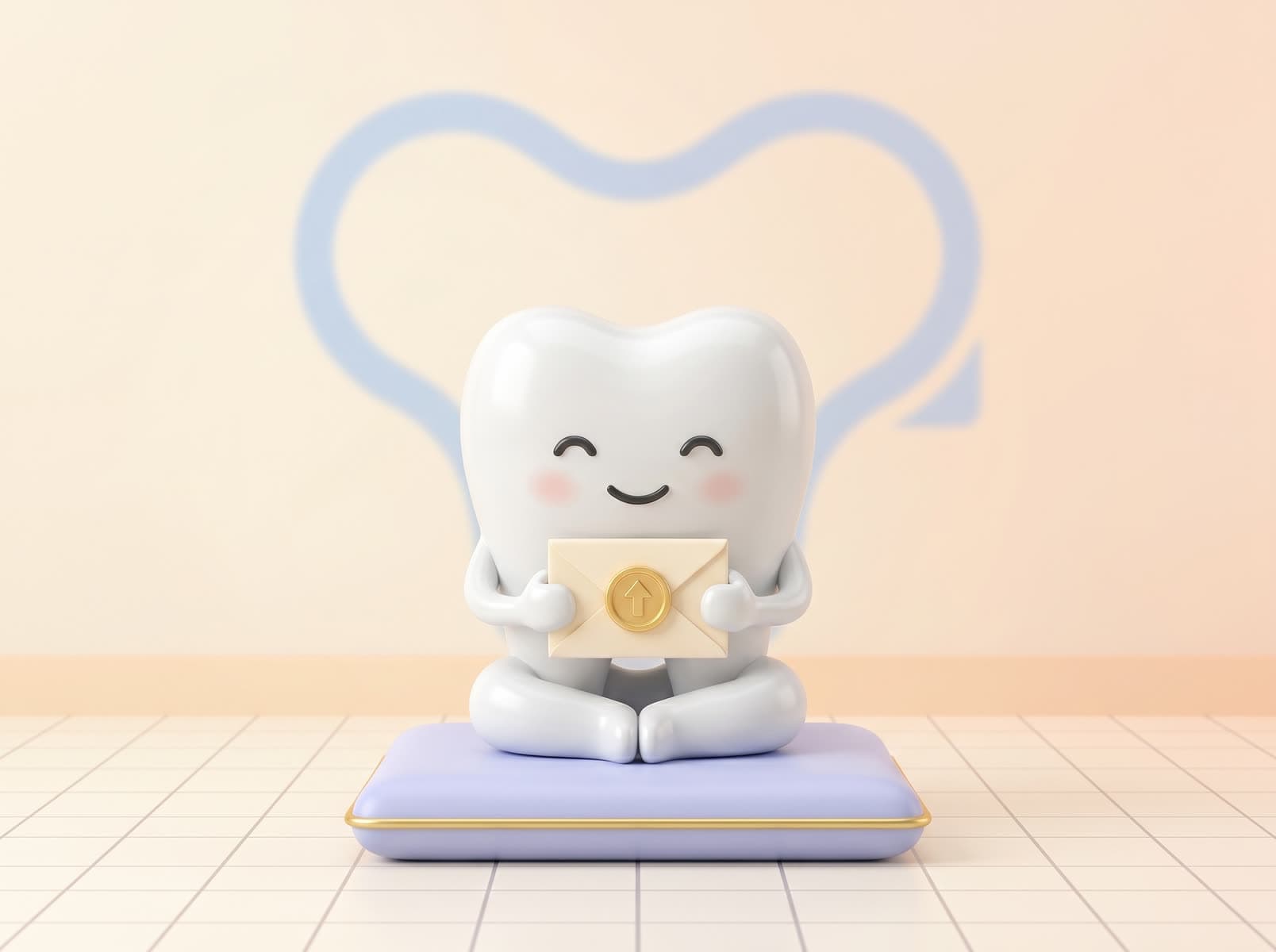 Moli el Molar in one of the dental clinic's brand pieces (6 of 11).