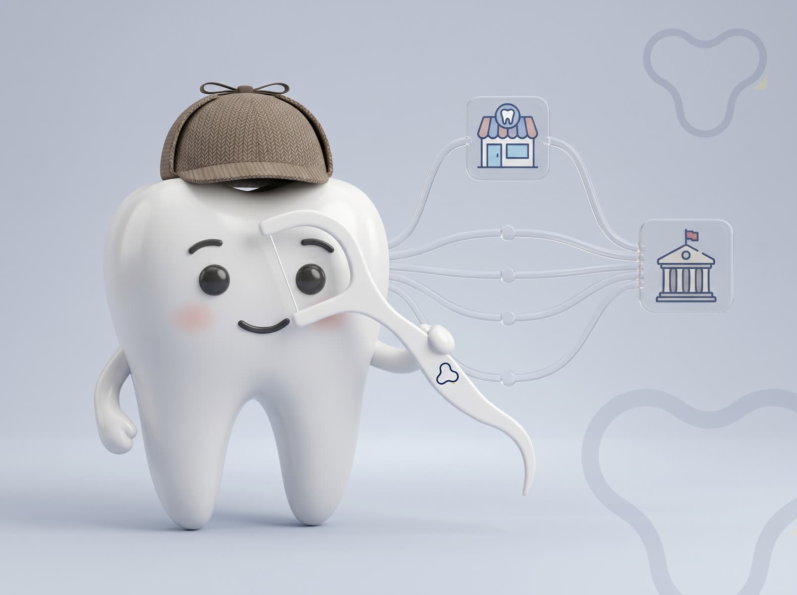 Moli el Molar in one of the dental clinic's brand pieces (7 of 11).
