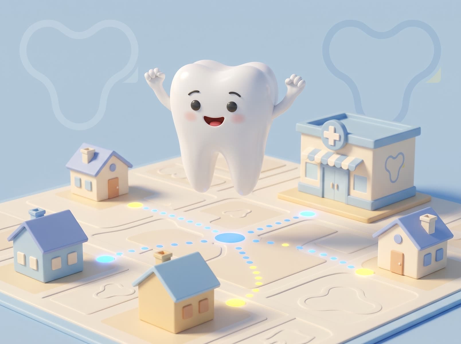 Moli el Molar in one of the dental clinic's brand pieces (8 of 11).